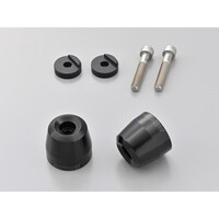 デイトナ 63879 アルミビレットバーエンド 純正ハンドル用 サーフェイス YAMAHA車 M6タイプ カラー:ブラック 63879 1個 ※2個以上から注文可能(販売価格は1個単位の価格)