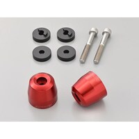 デイトナ 63924 アルミビレットバーエンド 純正ハンドル用 サーフェイス HONDA車 M6タイプ カラー:レッド 63924 1個 ※2個以上から注文可能(販売価格は1個単位の価格)
