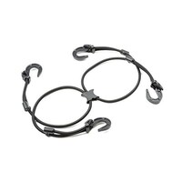 デイトナ 72219 バイク用ラゲッジコード エックスタイプ 1m×2 ゴム 長さ調整フック付き 72219 1個 ※2個以上から注文可能(販売価格は1個単位の価格)