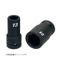 FPC 1/2WA15 12.7インパクトセミロングソケット 1/2WA15 1個 ※2個以上から注文可能(販売価格は1個単位の価格)
