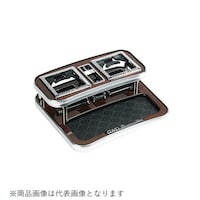 カクタスコーポレーション DT86613 フロントセンターテーブル スクエア ダークWD GGH2*アルファード/ヴェルファイア モノグラム 回転コンソール車 DT86613 1個