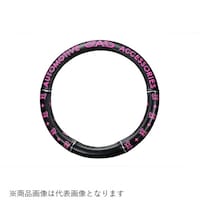 カクタスコーポレーション HA40501 ロイヤルステアリングカバー タイプディルス ブラック/ピンク Sサイズ HA40501 1個 ※2個以上から注文可能(販売価格は1個単位の価格)