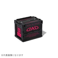 カクタスコーポレーション HA57403 DAD折リタタミコンテナ 20L ブラック/ピンク HA57403 1個 ※2個以上から注文可能(販売価格は1個単位の価格)