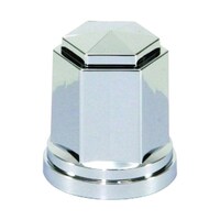 ジェットイノウエ 500397 角型ナットカバー ISO33mm 樹脂/クロームメッキ 高さ60mm 10個入 500397 1個 ※2個以上から注文可能(販売価格は1個単位の価格)