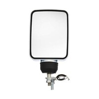 ジェットイノウエ バックショットミラー Ver.2S ショートステー オールステンレス トラック用補助ミラー 後方安全 運転席側 クロームメッキ 501452 1個 ※2個以上から注文可能(販売価格は1個単位の価格)