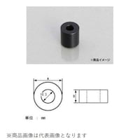 キタコ 090009302071 アルミスペーサーカラー 黒(1PCS) (26X10.3X25) 090009302071 1個 ※2個以上から注文可能(販売価格は1個単位の価格)