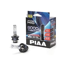 PIAA HL603 ヘッドライト用 HIDバルブ(純正交換タイプ) 6000K 12V24V車共用 3000lm D2R/D2S共用 車検対応 2個入 HL603 1個