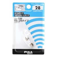 PIAA HR28 自動車用白熱球 ルームランプ/ラゲッジルームランプ 12V5W T18×29(S7/8) 1個入り HR28 1個 ※2個以上から注文可能(販売価格は1個単位の価格)