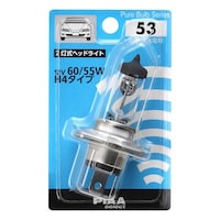 PIAA HR53 自動車用ハロゲンバルブ(クリアタイプ) 2灯式ヘッドライト 12V60/55W H4 1個入り HR53 1個 ※2個以上から注文可能(販売価格は1個単位の価格)