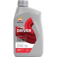 REPSOL 4輪用モーターオイル DRIVER(ドライバーレンジ)ドライバー・ハイマイレージ 20W50(1L)鉱物油 007414 1個 ※2個以上から注文可能(販売価格は1個単位の価格)