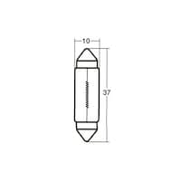 スタンレー電気 A3474 ルームランプ・マップランプ用電球 12V8W /入数:1箱(10個入り) A3474 1個 ※2個以上から注文可能(販売価格は1個単位の価格)