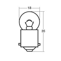 スタンレー電気 A4125Y シングル球 12V10W 黄 /入数:1箱(10個入り) A4125Y 1個 ※2個以上から注文可能(販売価格は1個単位の価格)