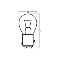 スタンレー電気 A4597 フォークリフト用電球 48V25W /入数:1箱(10個入り) A4597 1個 ※2個以上から注文可能(販売価格は1個単位の価格)