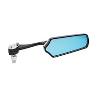 タナックス バイクミラー ナポレオン リゼットミラー(左右共通)カラー:ピアノブラック ブルー鏡 8mm正ネジ/1本入り AMS1048 1個 ※2個以上から注文可能(販売価格は1個単位の価格)