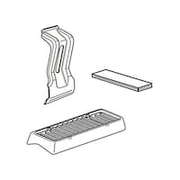 精興工業 TV1 TUFREQ タフレック システムキャリア ルーフオン 取付けキット TV1 1個 ※2個以上から注文可能(販売価格は1個単位の価格)