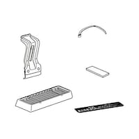 精興工業 TW1 TUFREQ タフレック システムキャリア ルーフオン 取付けキット TW1 1個 ※2個以上から注文可能(販売価格は1個単位の価格)