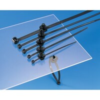 ヘラマンタイトン ファーツリーマウント付きタイ T18ROSFT4HSB 黒 100本