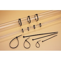 ヘラマンタイトン メタルコンテントタイ 黒 MCTMP200 100本