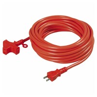 日動工業 十字トリプル延長コード 赤 10m MRS10赤色