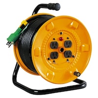 日動工業 電工ドラム 100V 屋内型 アース付 30m NNPE34