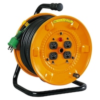 日動工業 電工ドラム 100V 屋内型 アース付 抜け止め式 30m NNPE34N