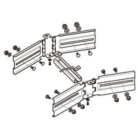 ネグロス電工 子桁付水平自在継ぎ金具ステン SQRB2H30