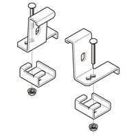 ネグロス電工 みぞ形鋼用振れ止め金具 SD SDSRS1M6575 左右組