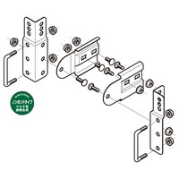 ネグロス電工 マルチ金具ノンボンドタイプ SRMF2 左右組