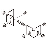 ネグロス電工 エンドキャップ用支持金具 WRCL