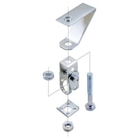 ネグロス電工 アングル用斜め吊金具溶融亜鉛 ZLYF65S