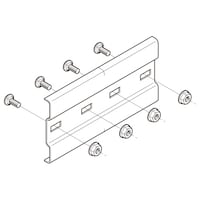 ネグロス電工 継ぎ金具 溶融亜鉛 ZQRG1