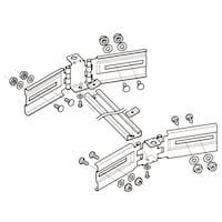 ネグロス電工 子桁付水平自在継金具溶融亜鉛 ZSRB2