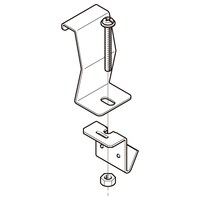 ネグロス電工 アングル用振止金具 溶融亜鉛 ZSRS12