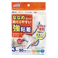 ライフ堂 クリンクル 強粘着スペアテープ90周3P