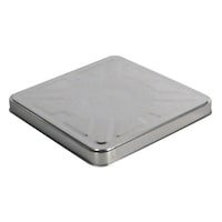 ハンディ・クラウン 缶フタ取手なしブリキ製 242×242×24