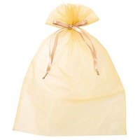 ヘッズ オーガンジーバッグ ゴールド XL 10枚