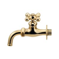 カクダイ 万能ホーム双口水栓 レトロ