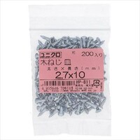 OHSATO ユニクロ木ねじ サラ2.7X13 100P