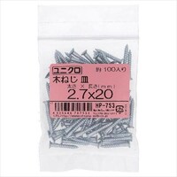 OHSATO ユニクロ木ねじ サラ2.7X25 100P