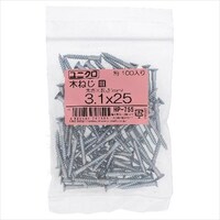 OHSATO ユニクロ木ねじ サラ3.1X38 100P