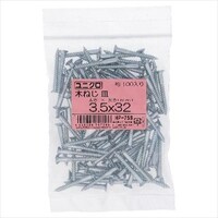 OHSATO ユニクロ木ねじ サラ3.8X25 100P