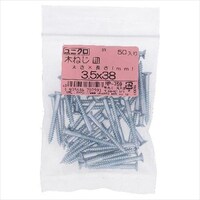 OHSATO ユニクロ木ねじ サラ 3.8X38 50P