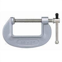 新潟精機 アルミシルバークランプ 75mm