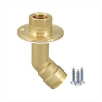 オンダ製作所 WL93型 床取出し金具用継手 角度調節用9孔付45°タイプ WL9313139HS