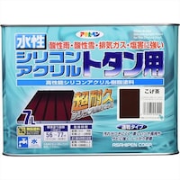 アサヒペン 水性シリコンアクリルトタン用 7L (赤さび)