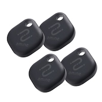 エレコム スマートタグ 紛失防止タグ 4個入り Android Find Hub対応 電池式 ブラック