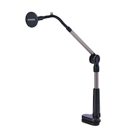 エレコム マグネット スマホスタンド アーム クランプ式 メタルプレート付 ブラック