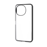 エレコム AQUOS sense10 ( SH53F ) ケース ソフト 薄型 メタリックデザイン ブラック