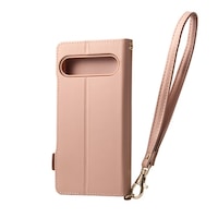 エレコム Xperia 10 VII ケース 手帳型 マグネット ハンドストラップ付 ピンク