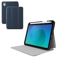 エレコム iPad mini ケース 8.3インチ ( A17 Pro ) マグネット式フラップ ネイビー